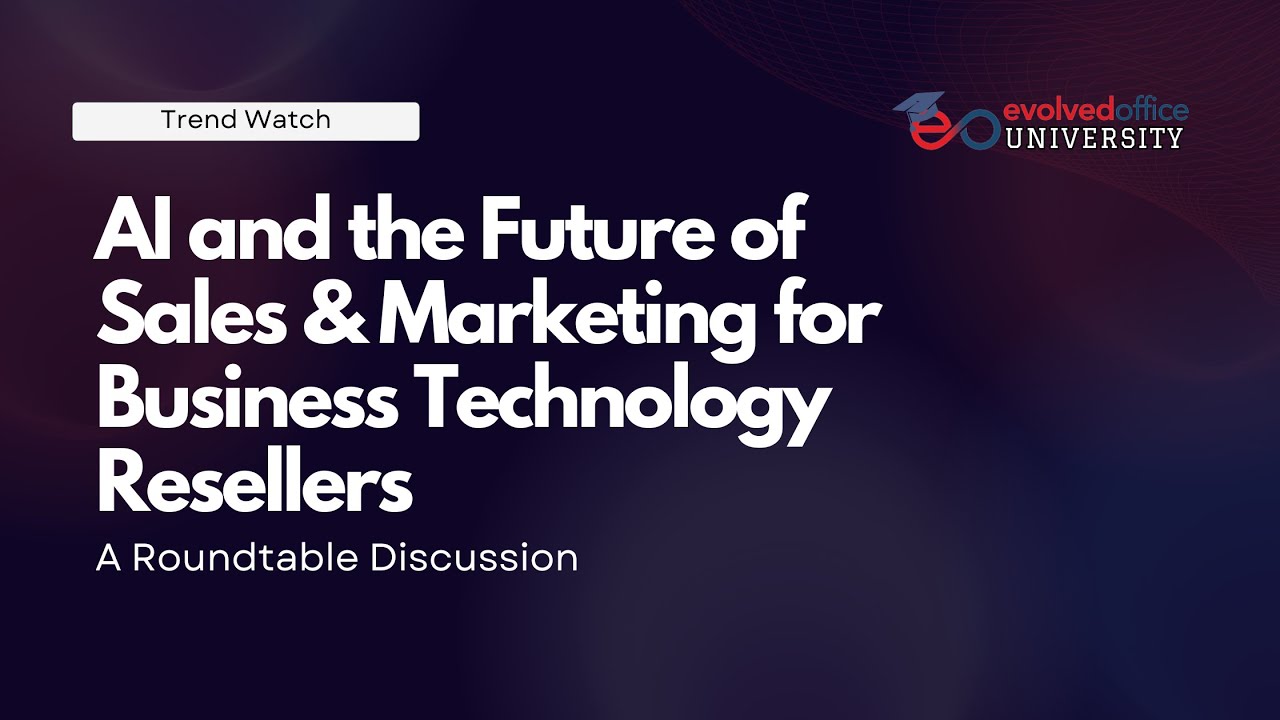 AI and the Future of Sales & Marketing for Business Technology ...