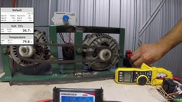 Load testing vesc 4.12 with and without cooling using alternators converted to brushless motors