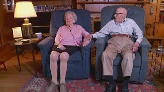 Couple celebrates 77 years of marriage