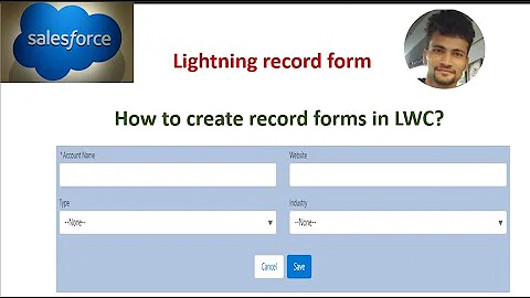 How to create record form in lightning web components (LWC-Salesforce)