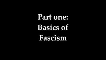 What is Fascism?