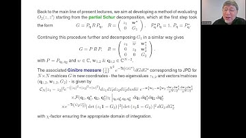 Statistics of eigenvectors of non-Hermitian random matrices, Yan Fyodorov, 3/3.