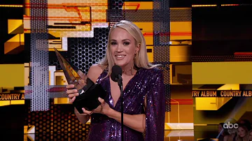 Carrie Underwood Wins Favorite Album - Country at the 2019 AMAs - The American Music Awards
