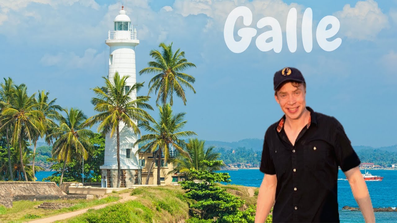 Is this the BEST CITY in SRI LANKA? - Galle Tour: Fort, Clock Tower, Lighthouse - vlog 10