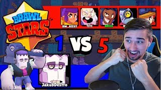 Brawl Stars CZ/SK | 1v5 BIG GAME za FRANKA! | Jakub Destro