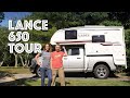 Lance 650 Truck Camper Walkthrough Tour