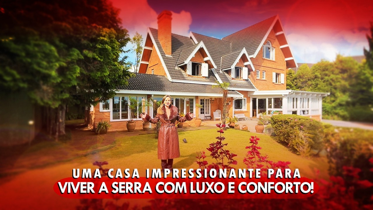 Vídeo do Imóvel: Casa com 5 dormitórios à venda, 521 m² por R$ 5.000.000 - Portal do Capivari - Campos do Jordão/SP