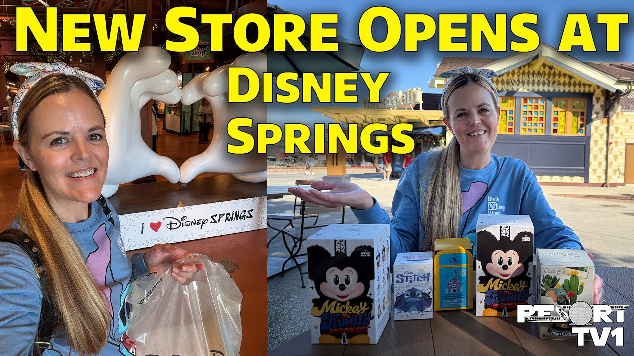 Открытие нового магазина Disney Springs Blind Box! — Шопинг, распаковка и многое другое! — Walt D...