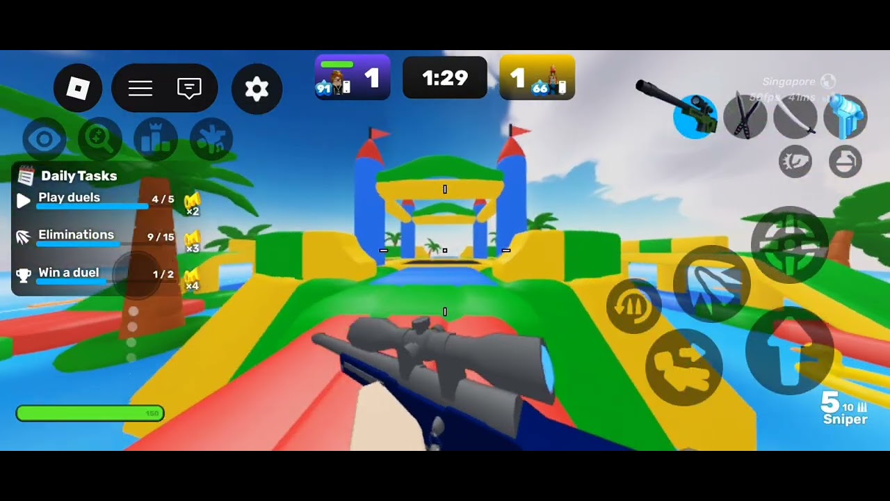 Old Splash Map Rivals Playing rivals in splash map - YouTube