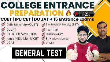 CUET (General Test) IPU CET  Delhi & IP-University Entrance Exam Preparation  |Logical Reasoning