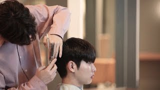 real haircut asmr/ korean popular men's haircut