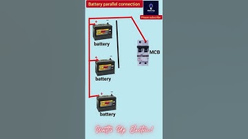 Batteries parallel connection | Exploring Parallel Battery Connections. #youtubeshorts #shorts