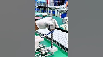 Ball screw electric cylinder linear guide rail assembly #linearmotion  #manufacturing #automation