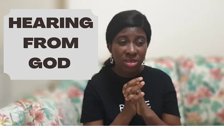 Hearing from God/How I hear from God