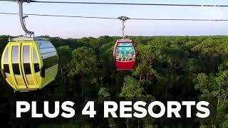 Transportation at walt disney world in orlando is about to go high the
sky with a new "skyliner" gondola system.