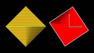 Tetracon (sphericon) construction animation