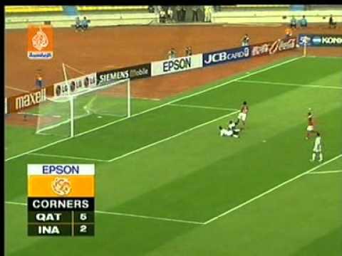 قطر  أندونيسيا كأس آسيا 2004 الهدف الأول ل أندونيسيا