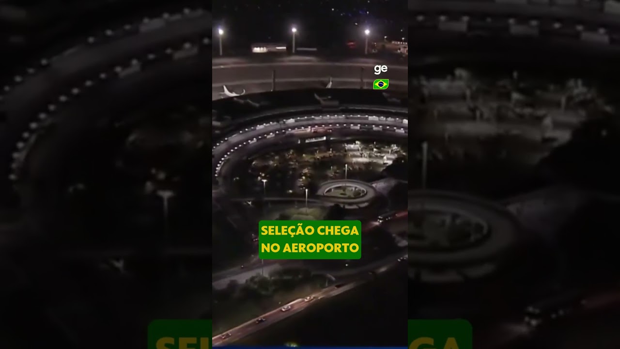 SELEÇÃO CHEGA AO AEROPORTO | #shorts | ge.globo