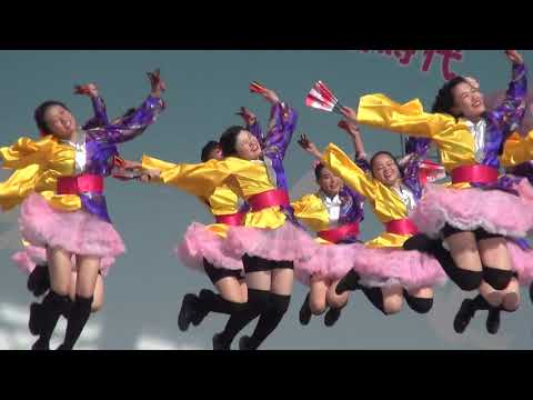 安田女子高等学校ダンス部　覇瞬～２０１９ひろしまフラワーフェスティバル　きんさいYOSAKOI（ステージ）