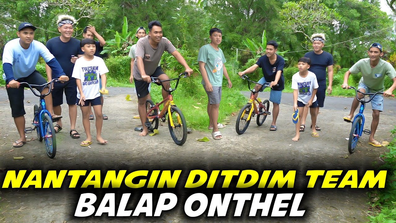DITDIM NANTANGIN TEAM BALAPAN SEPEDA ONTHEL, SIAPAKAH YANG MENANG?