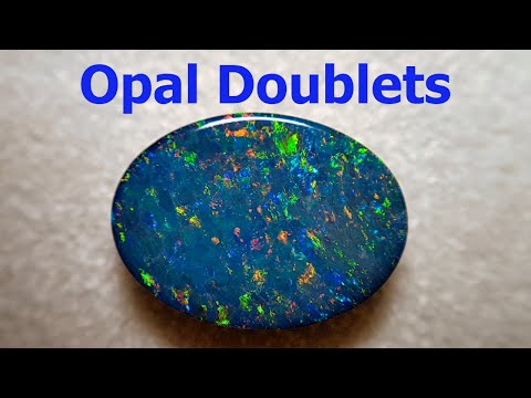 What Is An Opal Doublet? What Are They For? What Are They Worth? Close Look At Opal Doublets.