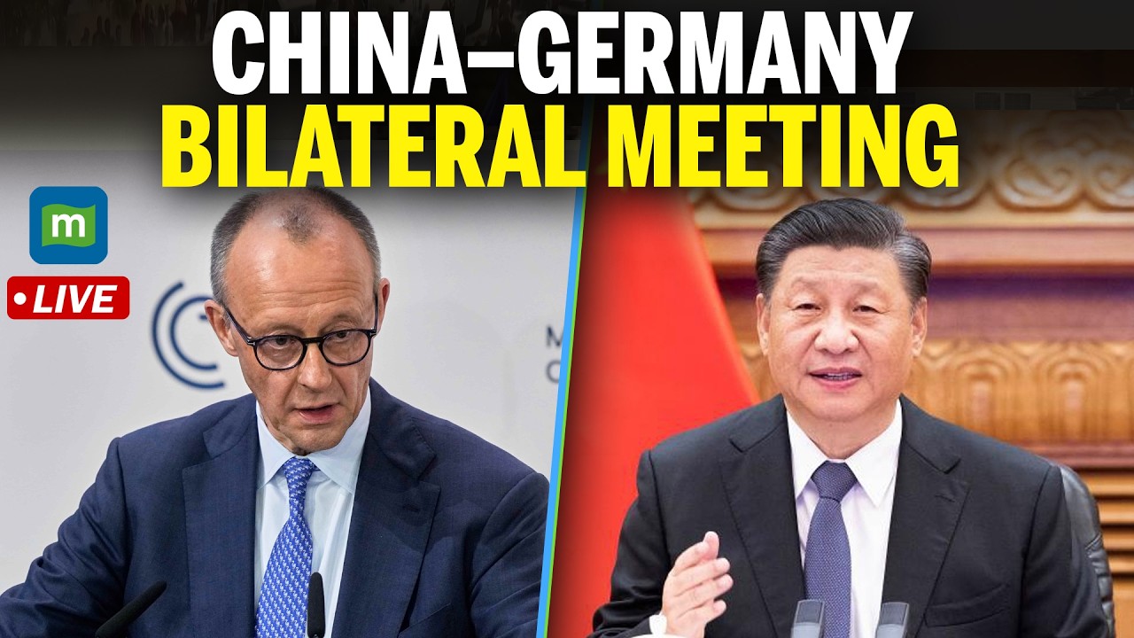 LIVE: China–Germany Bilateral Meeting | Xi Jinping Holds Talks with Merz | N18G
