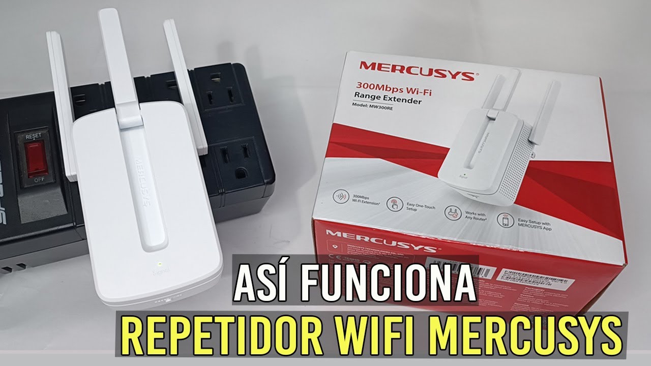 Cómo CONFIGURAR Extensor Wi-Fi Mercusys désde el CELULAR/Paso a  Paso/MW300RE - YouTube