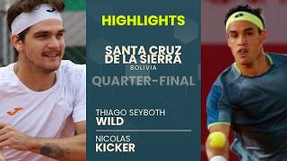 Thiago Seyboth Wild vs Nicolas Kicker Highlights | Santa Cruz de la Sierra 2026 Quarter-final
