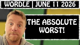 The worst starting word possible? | Wordle #1818 (June 11 2026)