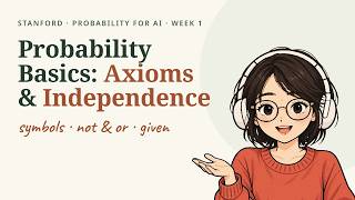 Probability Basics: Axioms & Independence (Stanford PAI)