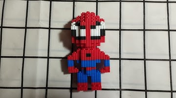 Building blocks with Spiderman