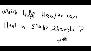 Which 4 Star Healer Can Heal A 55k HP Zhongli? - Genshin Impact