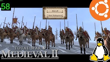 Medieval 2 Total War Gameplay on Ubuntu Linux (Native)
