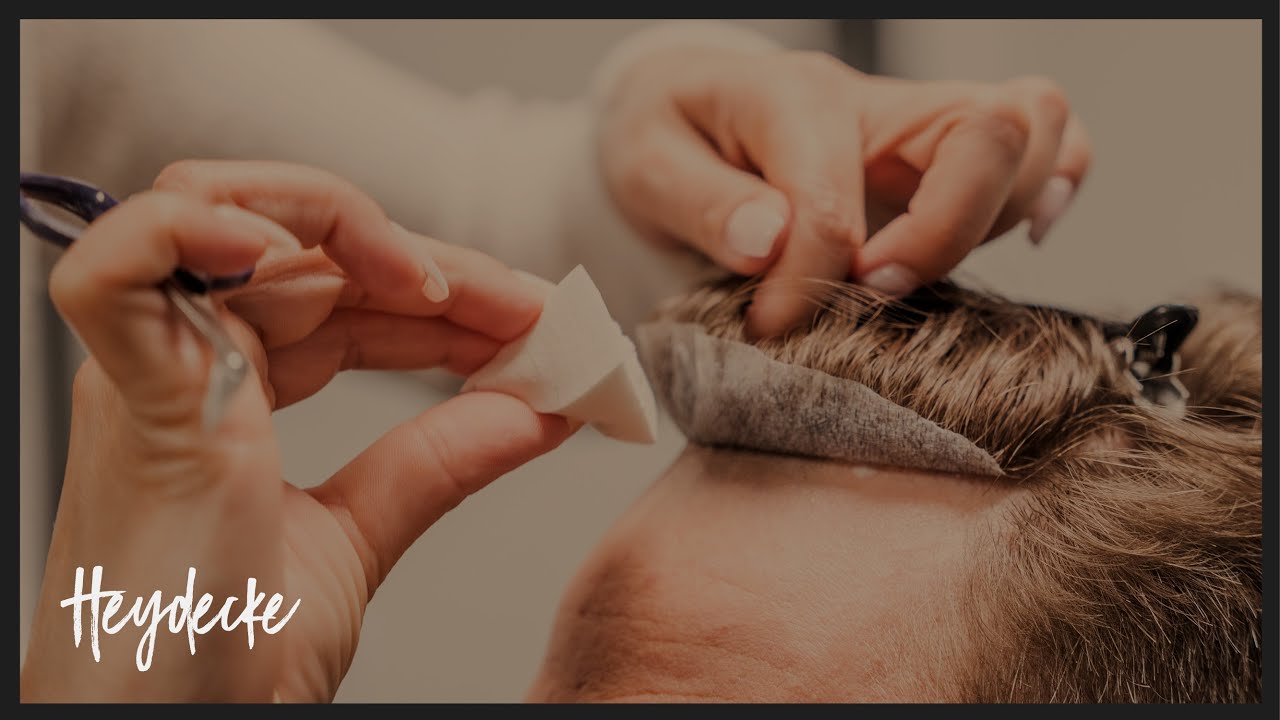 Dominik, our hairpiece professional, shows you how easy it is to change a front hair system. #hair