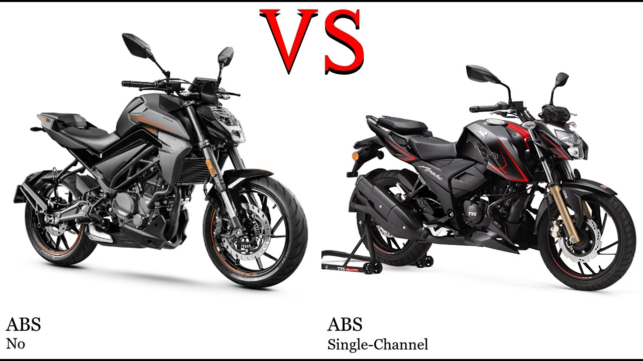 CF Moto 250 NK vs TVS Apache 200 Test specification comparison