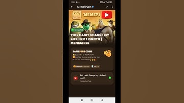 This Habit Change My Life For 1 Month #memefi