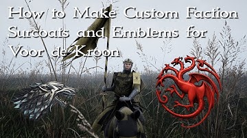 How to Make Custom Faction Emblems and Surcoats for Voor De Kroon