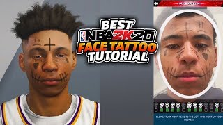 NBA 2K20 Tips: BEST NBA 2K20 FACE SCAN GLITCH - HOW TO GET FACE TATTOOS IN NBA 2K20!