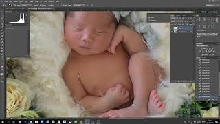 Newborn Photography Digital Backdrop Composite Tutorial