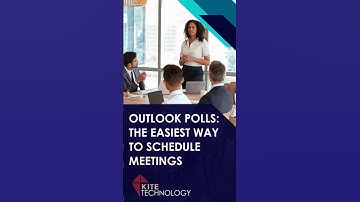 Outlook Polls: The Easiest Way to Schedule Meetings #microsoft365 #microsoftoutlook #techtips