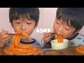 [RD Mukbang]物足りない音フェチ。ツルツル美味しいサーモンそうめん！サーモン大大大好き❢