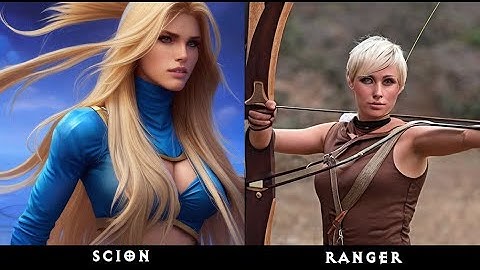 POE: I Described Path of Exile Characters to an AI to Create Art (Part 2)