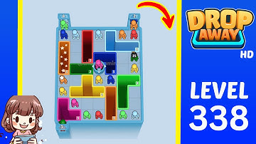 Drop Away Level 338 Solution Walkthrough