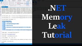 Memory leaking away from your .NET Application ? Yes , its possible to analyze with WinDBG !