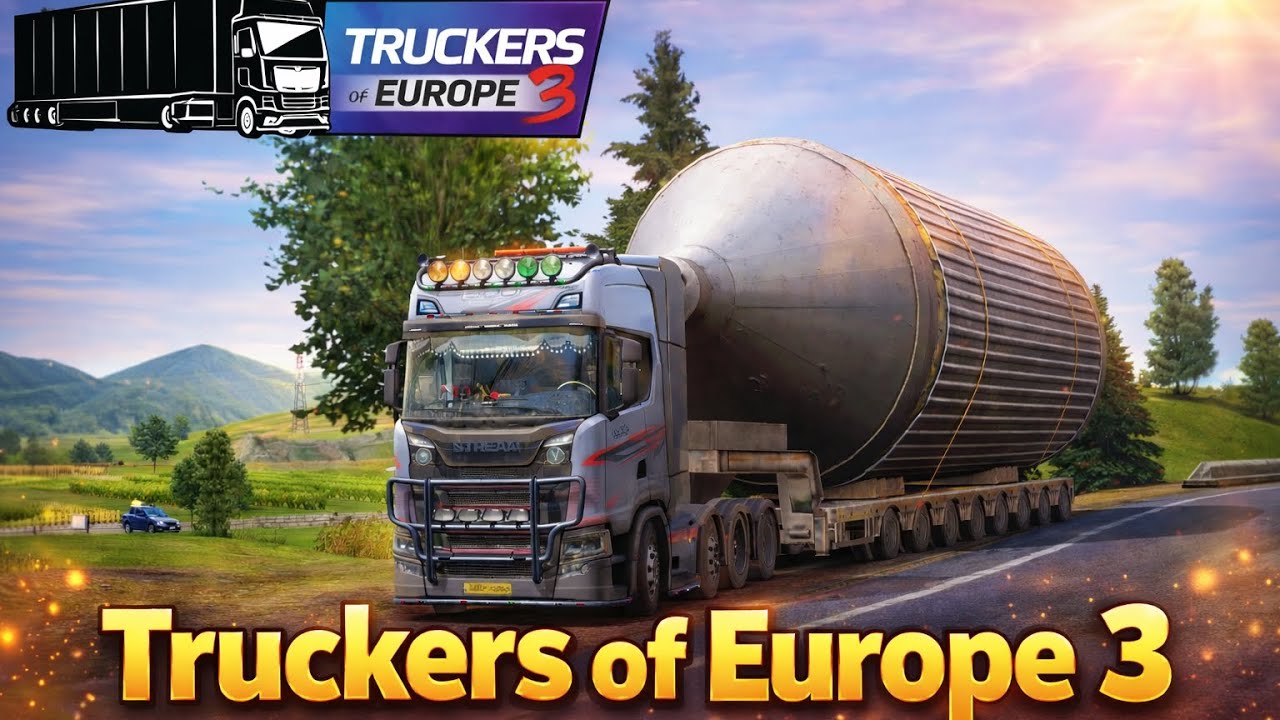 Europe Truck Simulator | Oversize Cargo Delivery | TOEU 3( Part-1)
