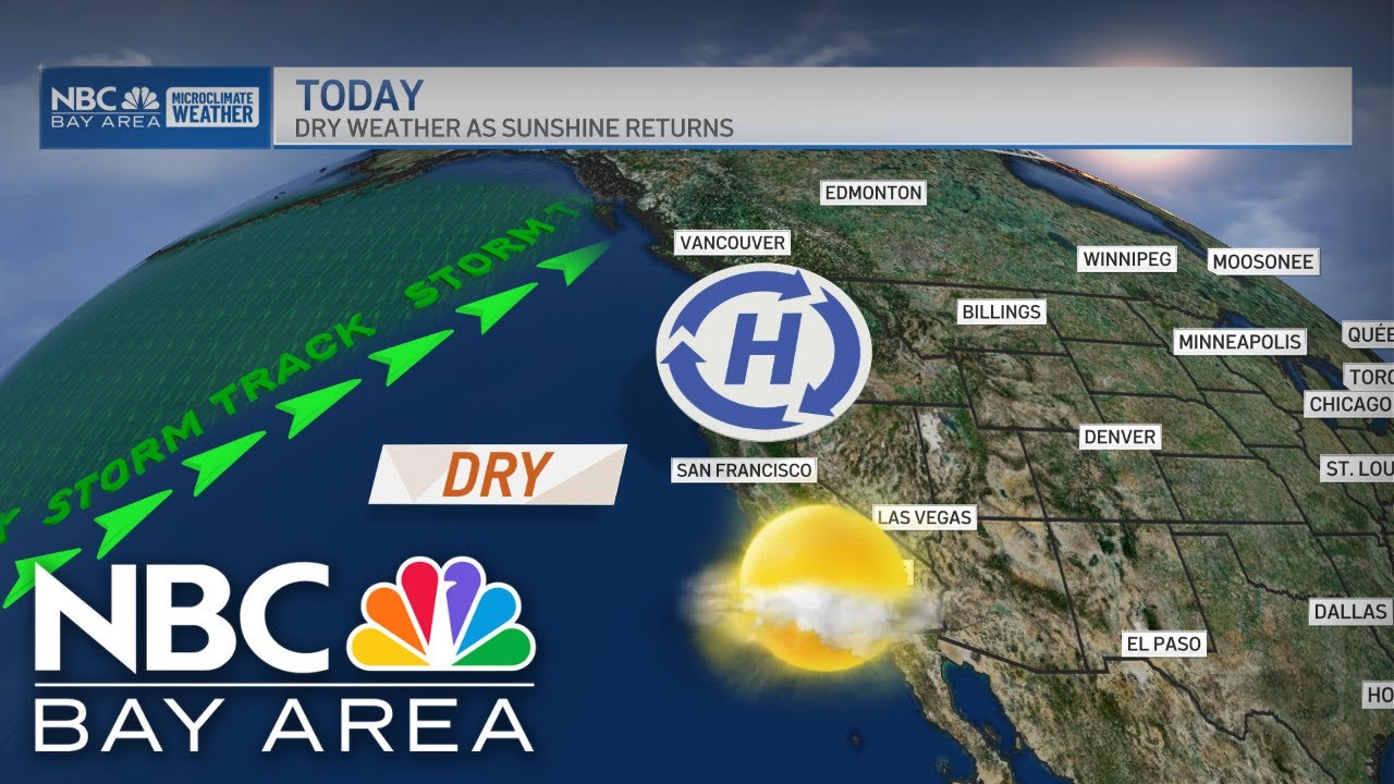 Bay Area Forecast: Warming up and how much weekend rain - YouTube