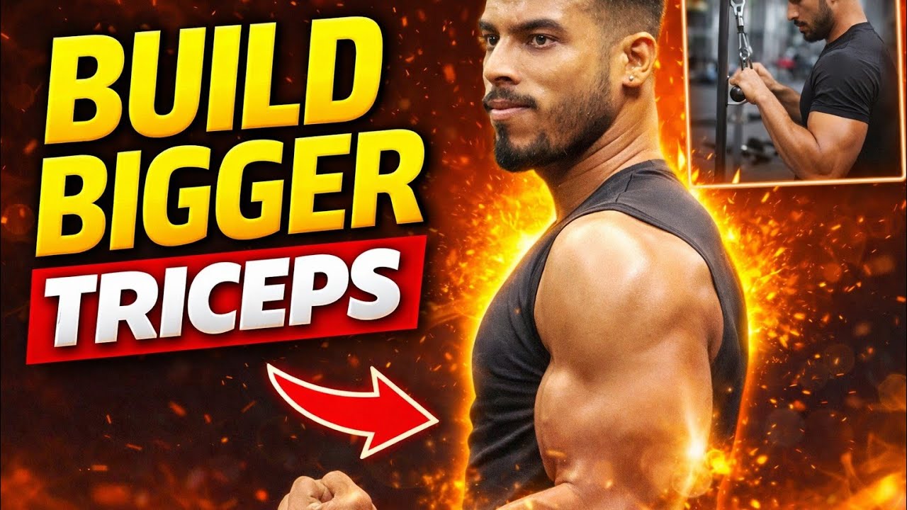 Tricep Workout for Bigger Arms | Heavy Training for Muscle Growth 💪
