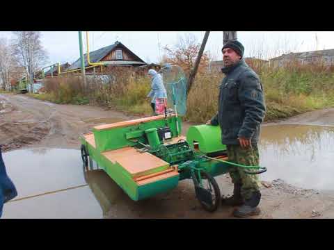 Вятский рыбак кулибин и его самодельная электрическая лодка амфибия для рыбалки
