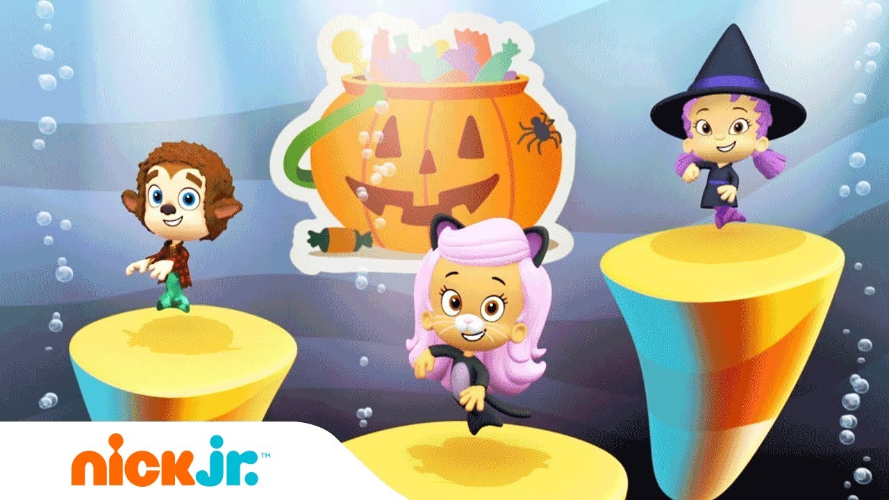 De Halloweendans Muziekvideo Met De Bubble Guppies Nick Jr Nederlands Youtube