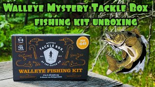 Mystery Tackle Box Walleye Fishing Kit Unboxing #MTB #fishing